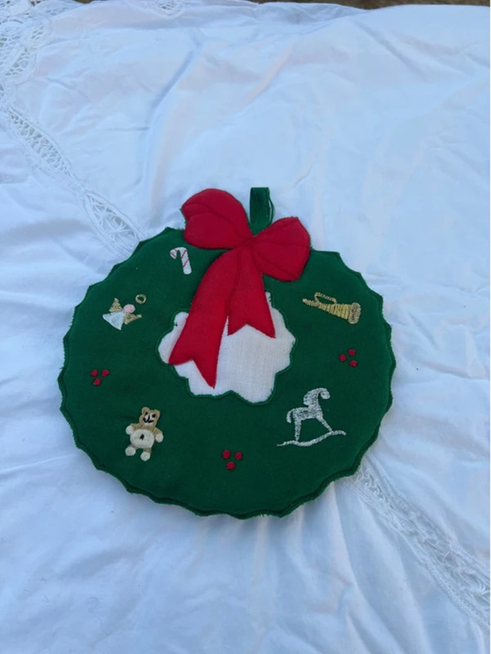 Vintage Christmas Hot Pad
